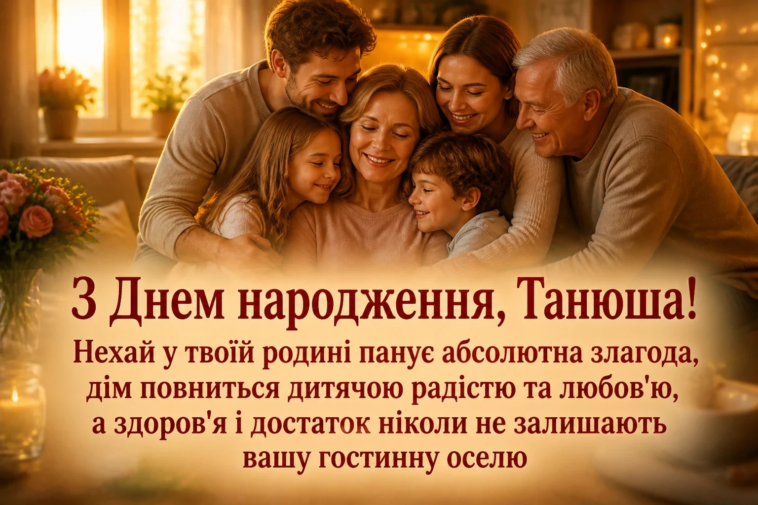 з днем народження танюша