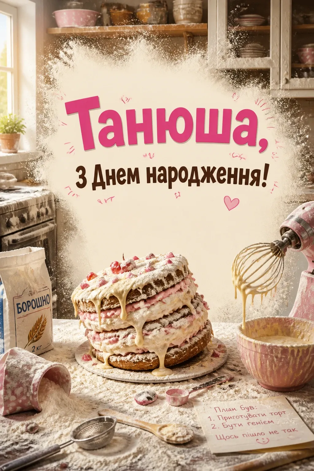 з днем народження танюша