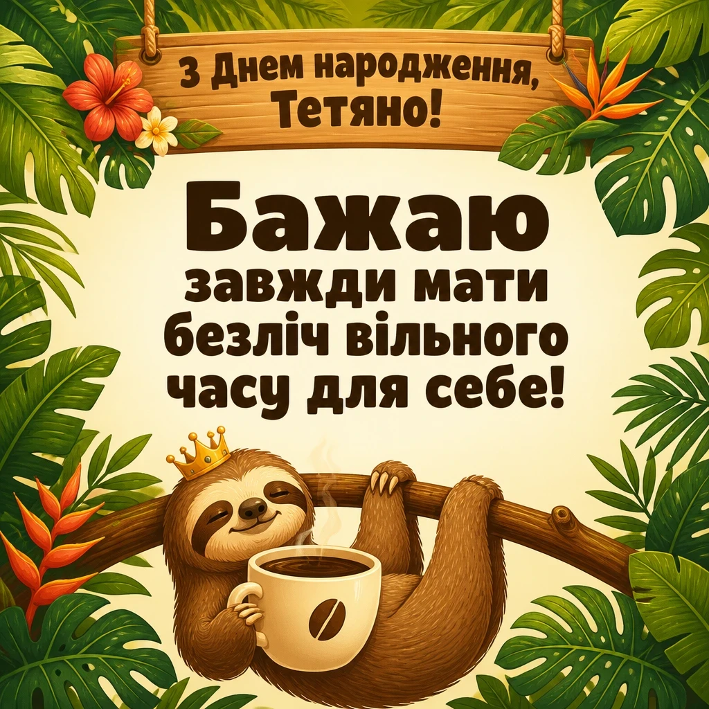 з днем народження таня