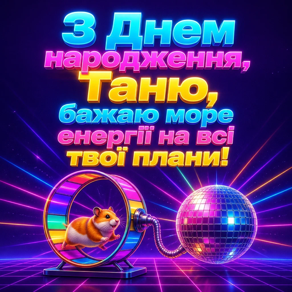 з днем народження таня