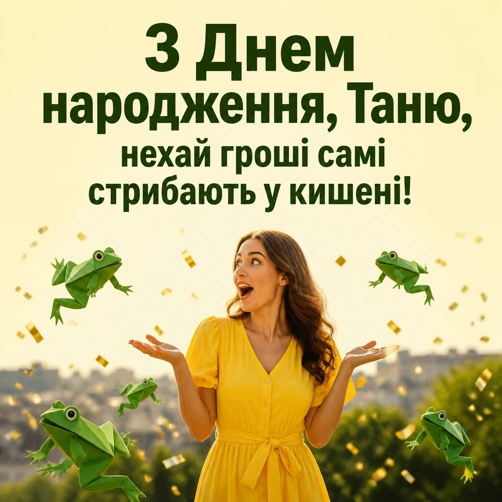 з днем народження таня