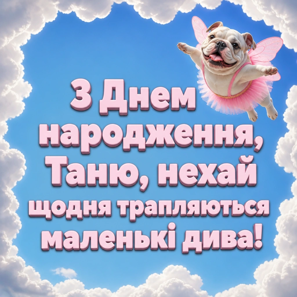 з днем народження таня
