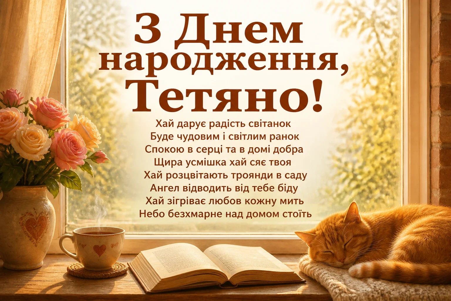 з днем народження таня
