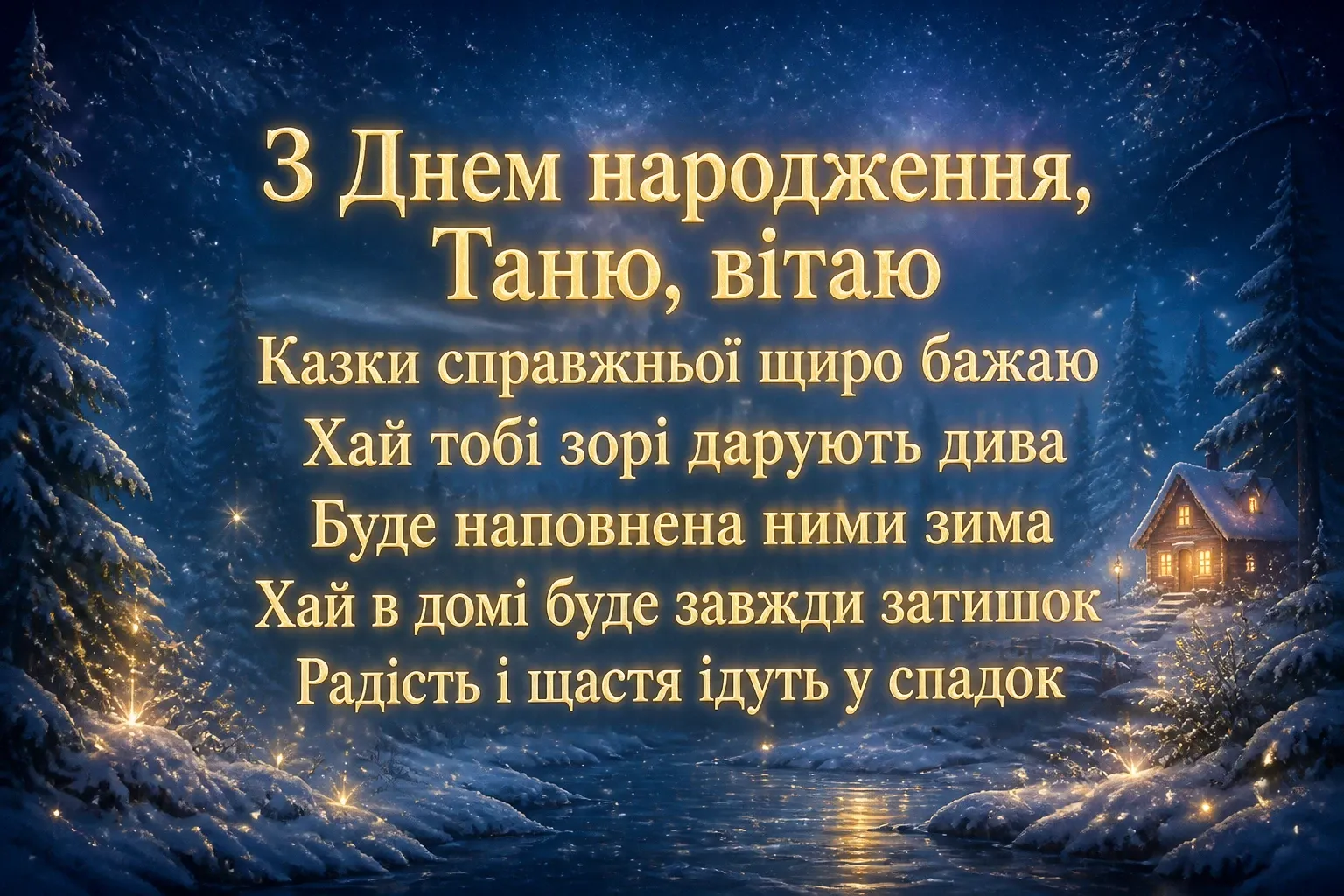 з днем народження таня