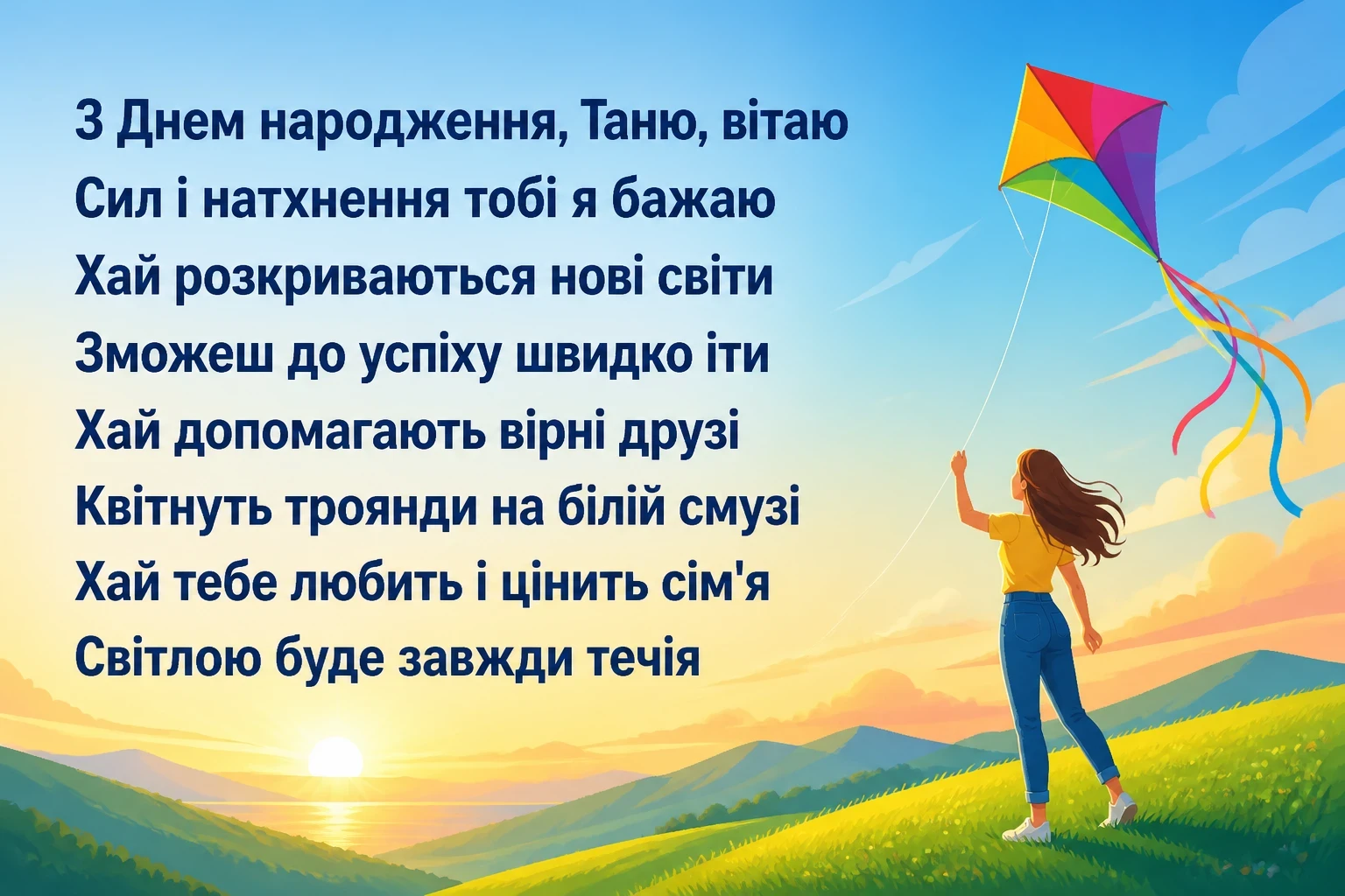 з днем народження таня
