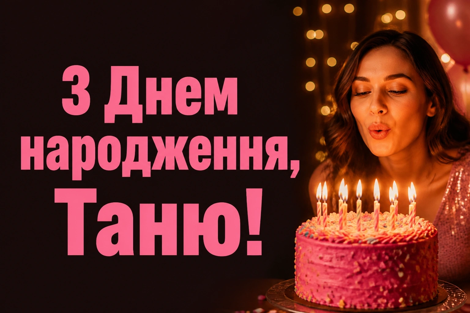 з днем народження таня
