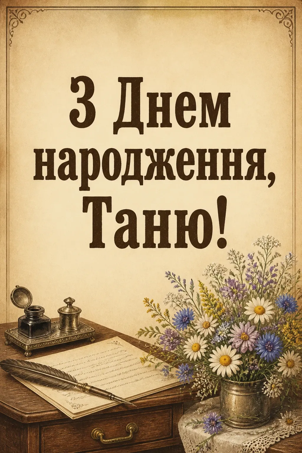з днем народження таня