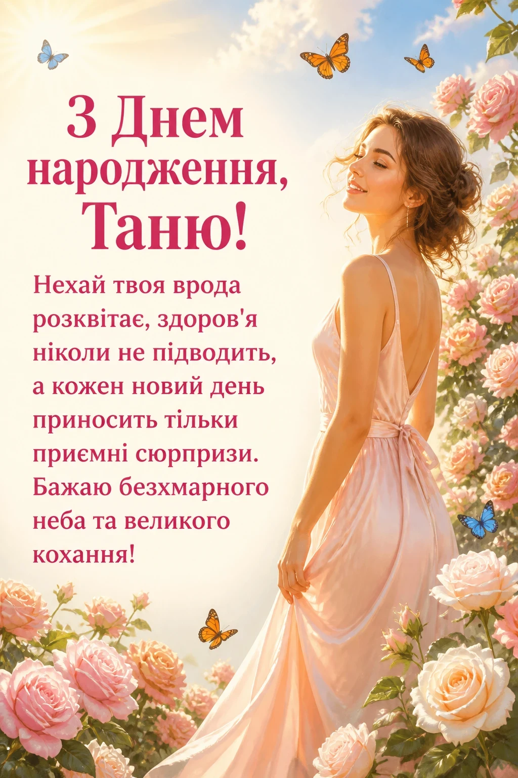 з днем народження таня