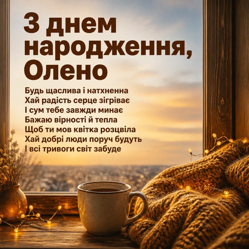 з днем народження олена