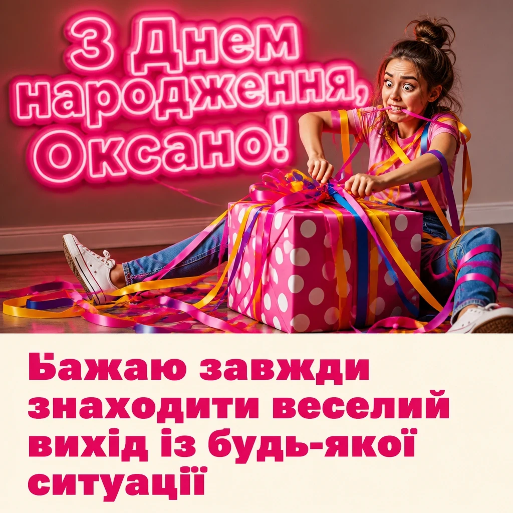 з днем народження оксана
