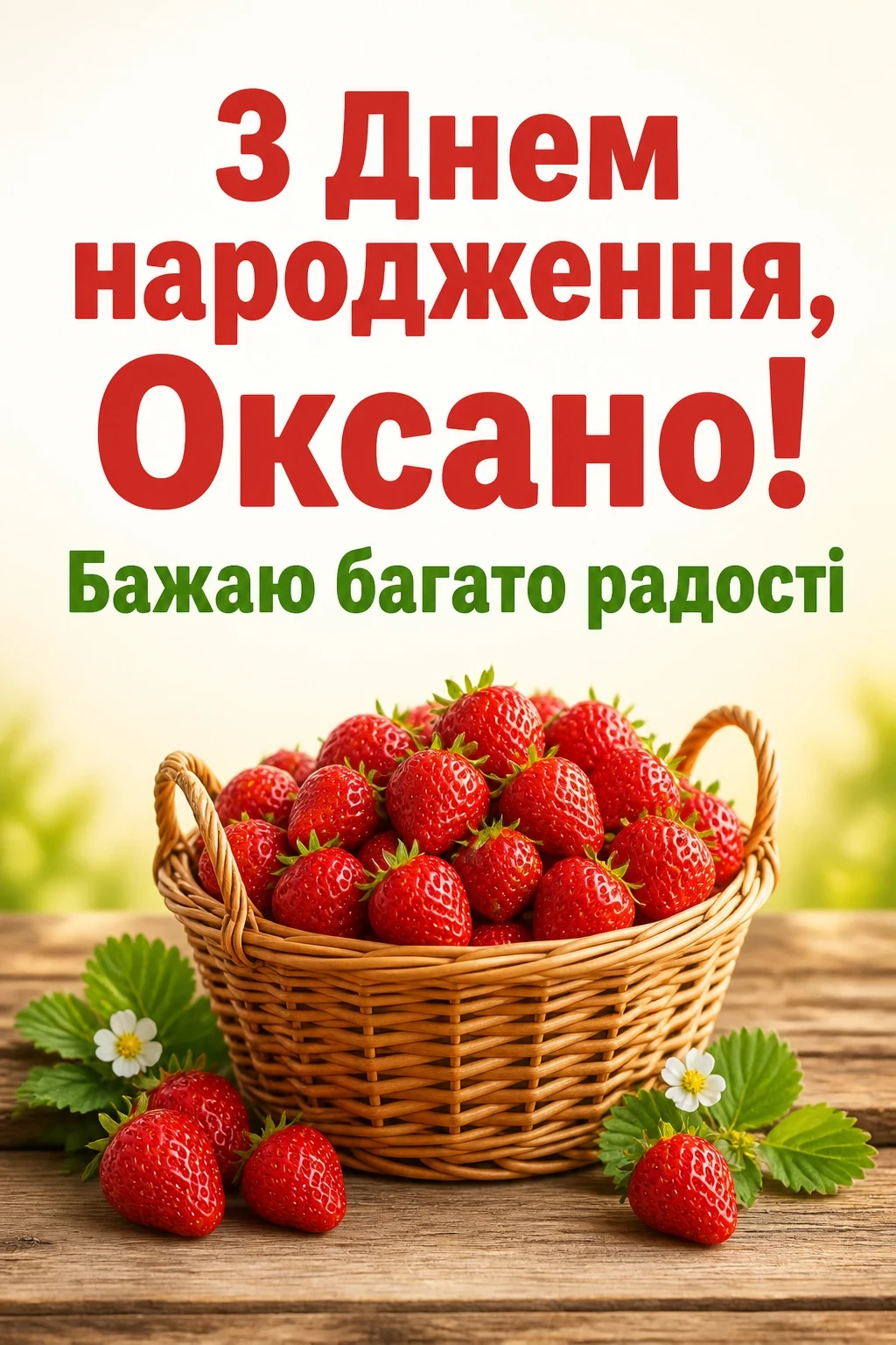 з днем народження оксана