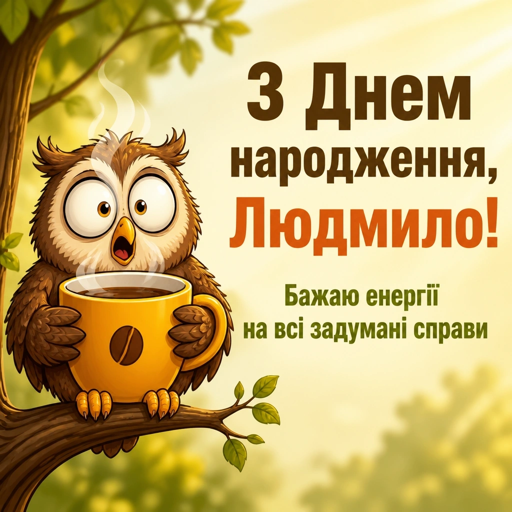 з днем народження людмила