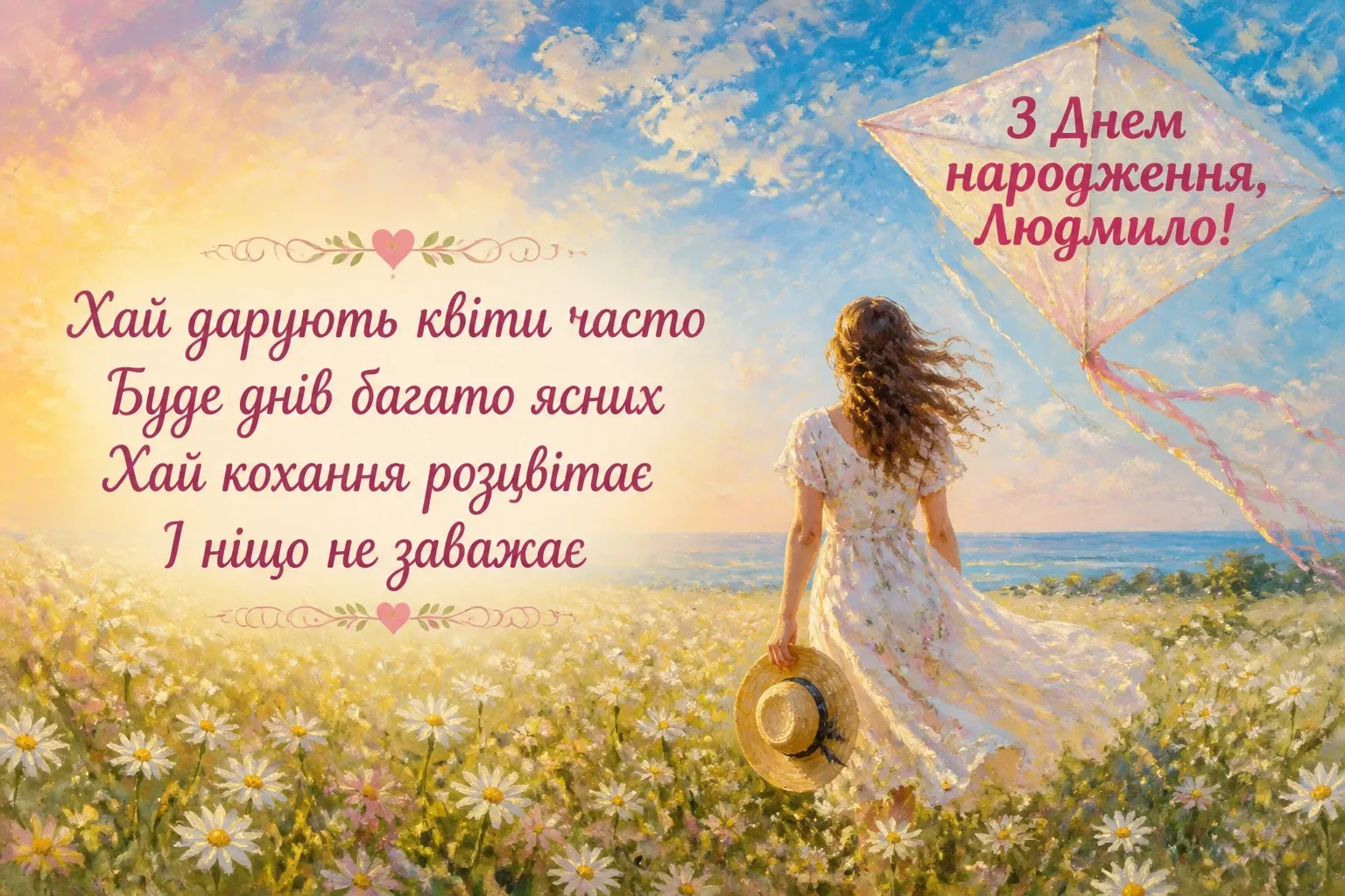 з днем народження людмила
