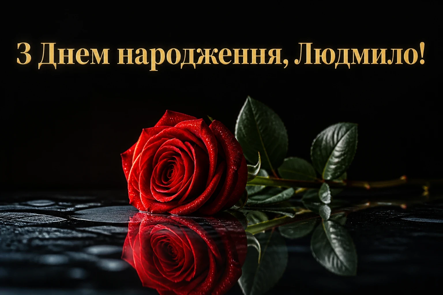 з днем народження людмила