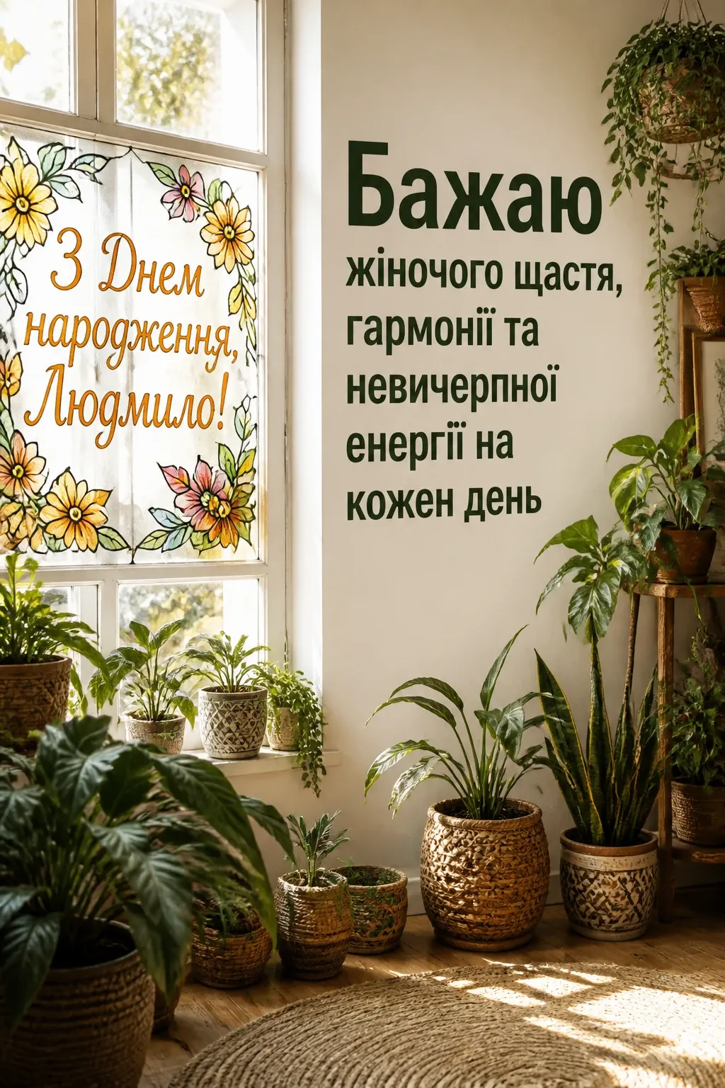 з днем народження людмила