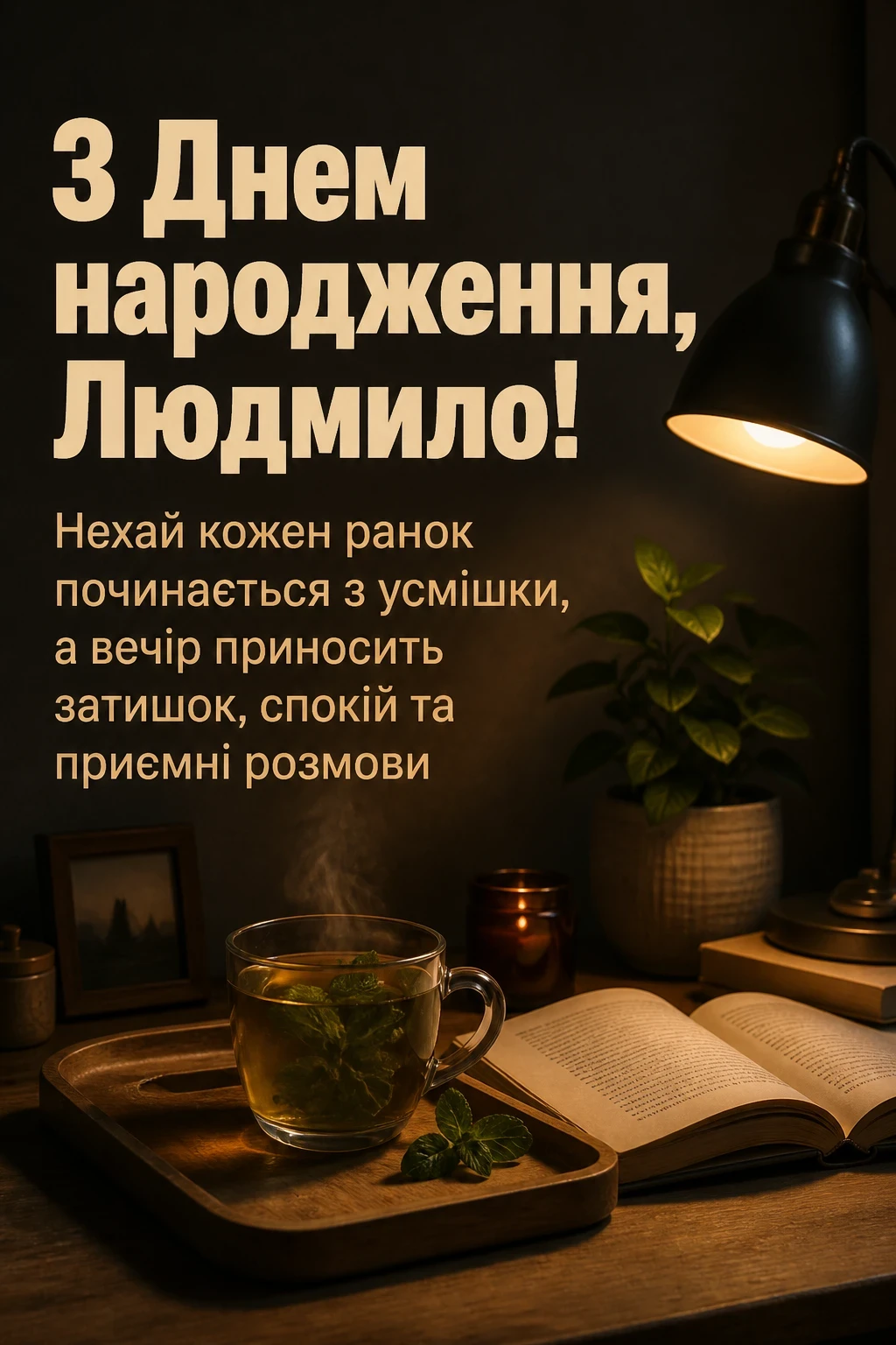 з днем народження людмила