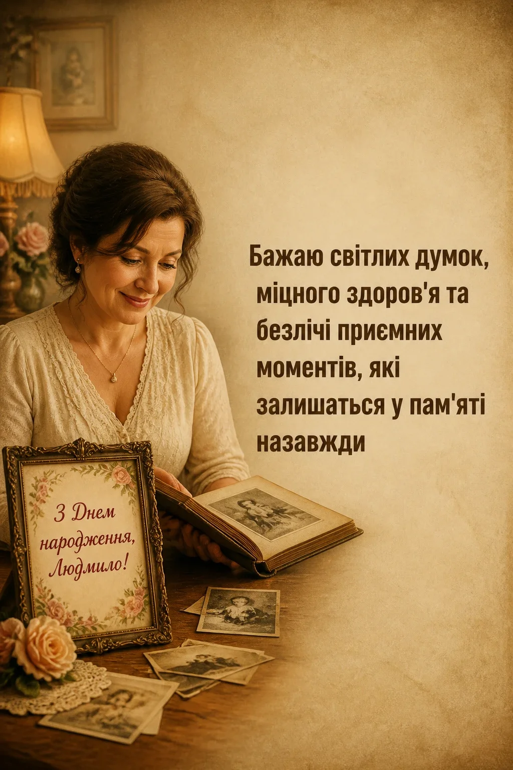 з днем народження людмила