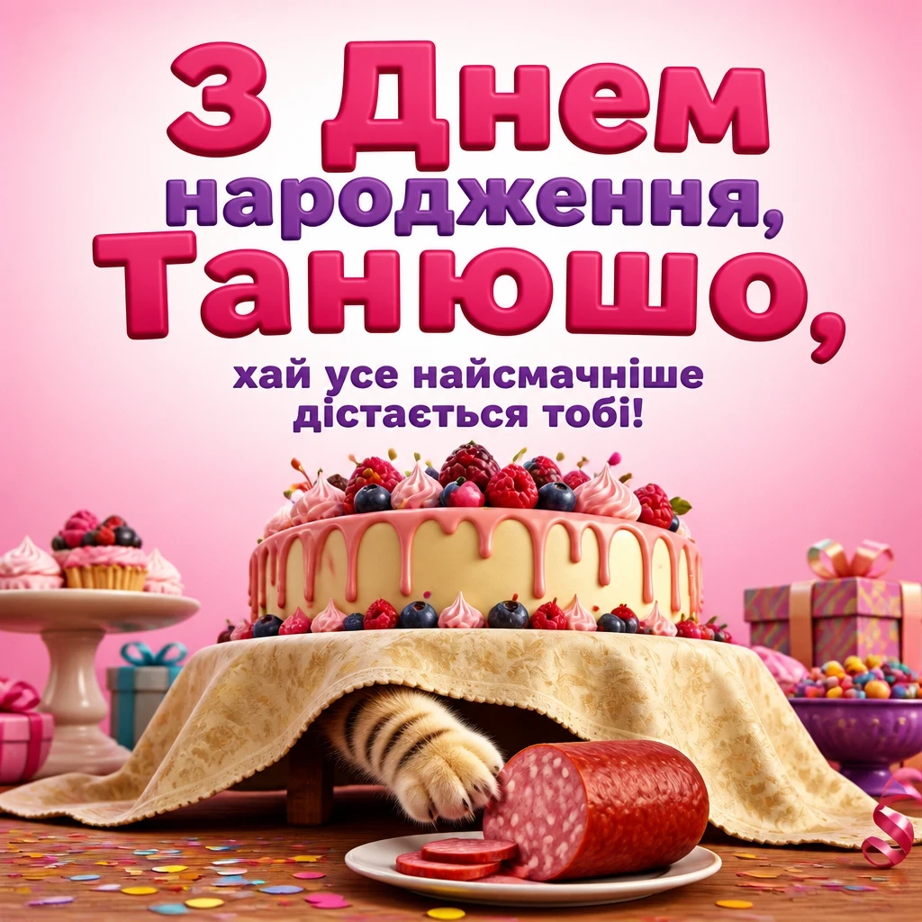 танюша з днем народження