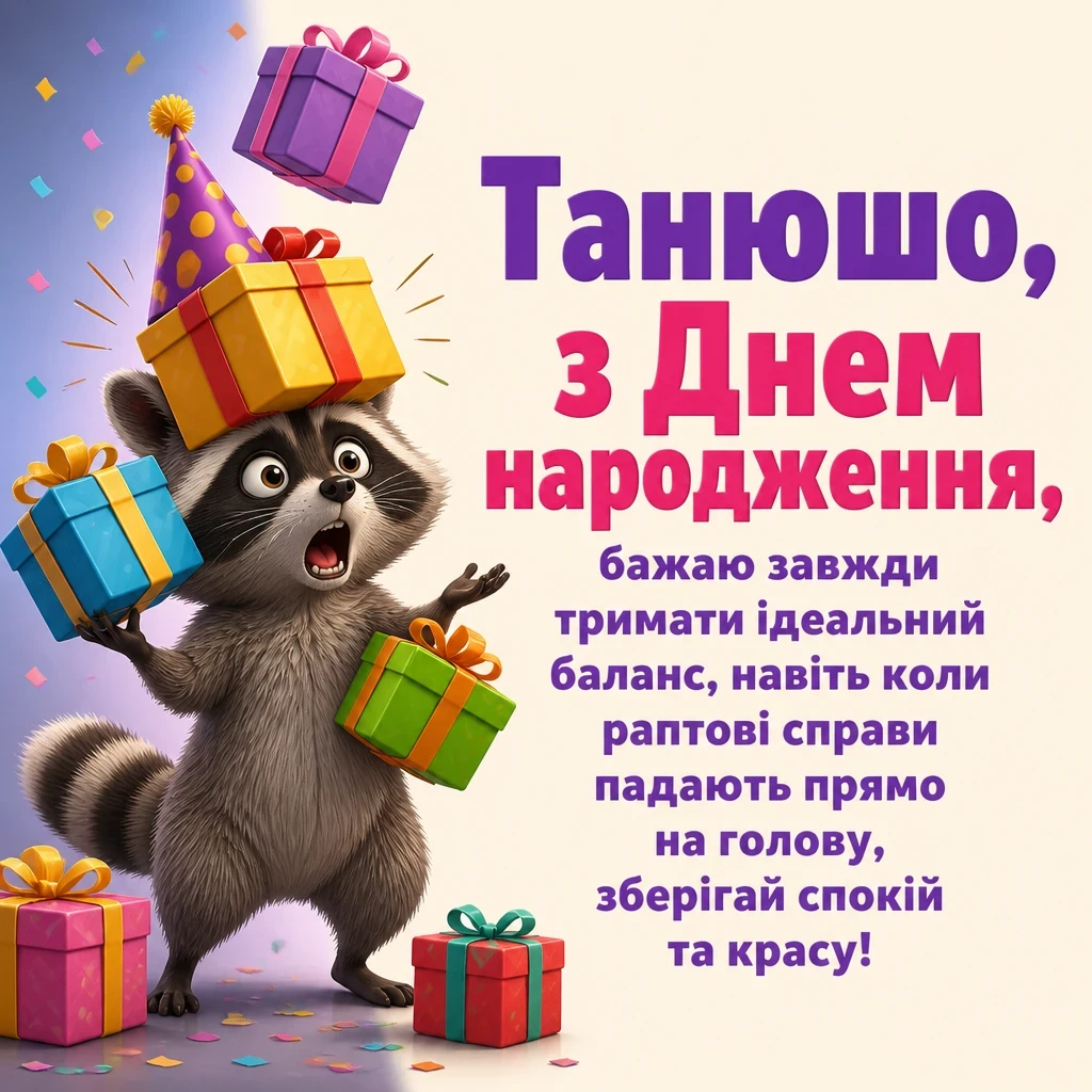 танюша з днем народження