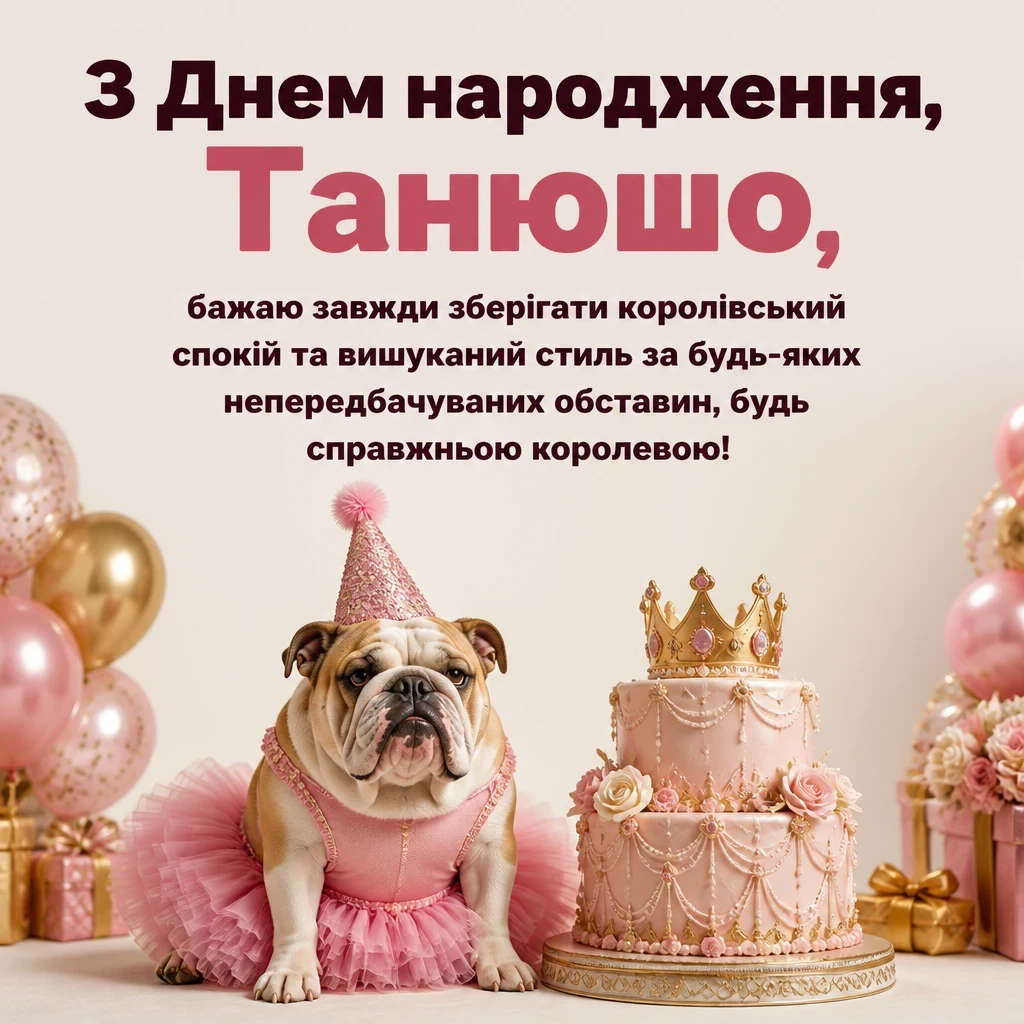 танюша з днем народження