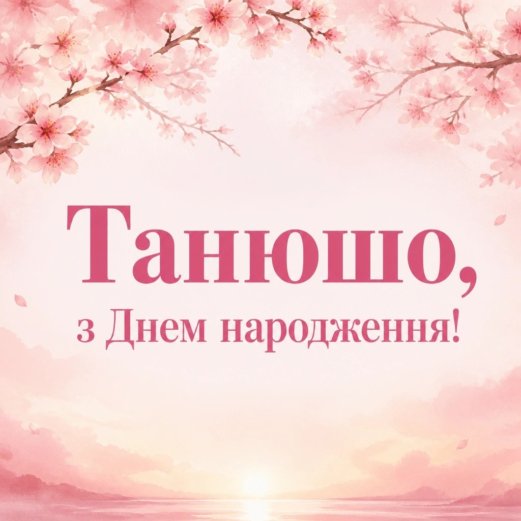 танюша з днем народження