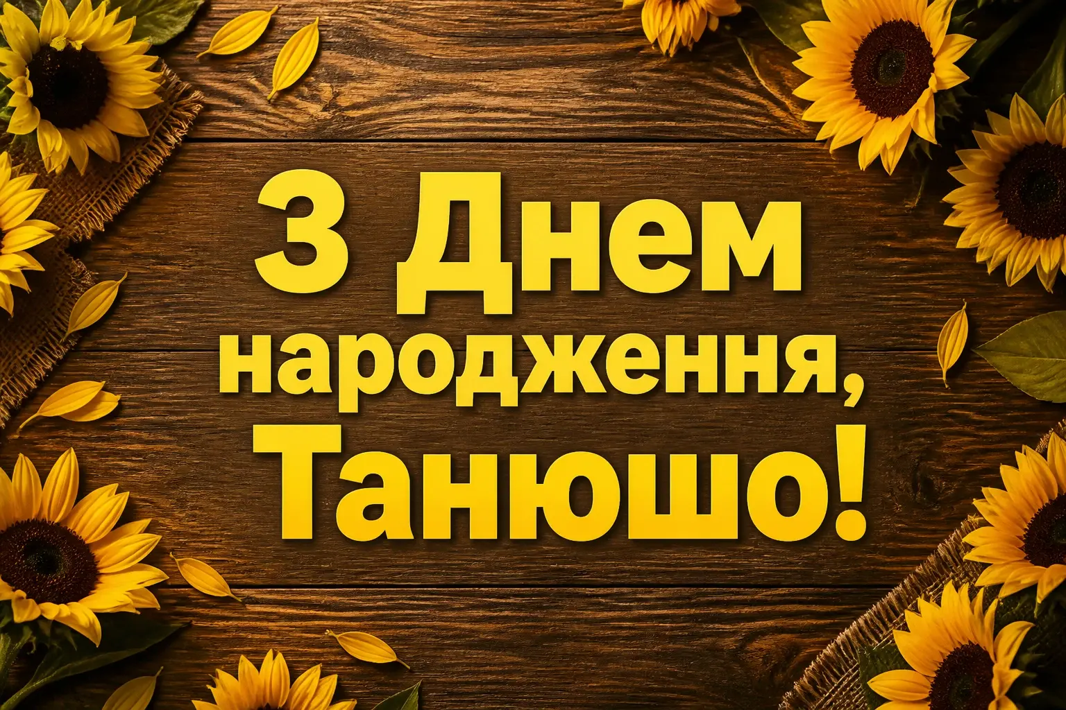 танюша з днем народження