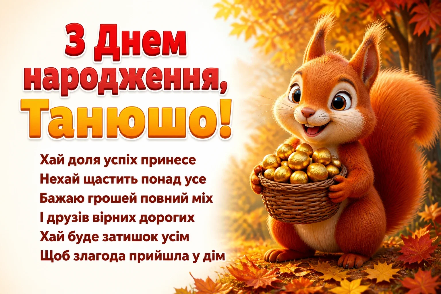 танюша з днем народження