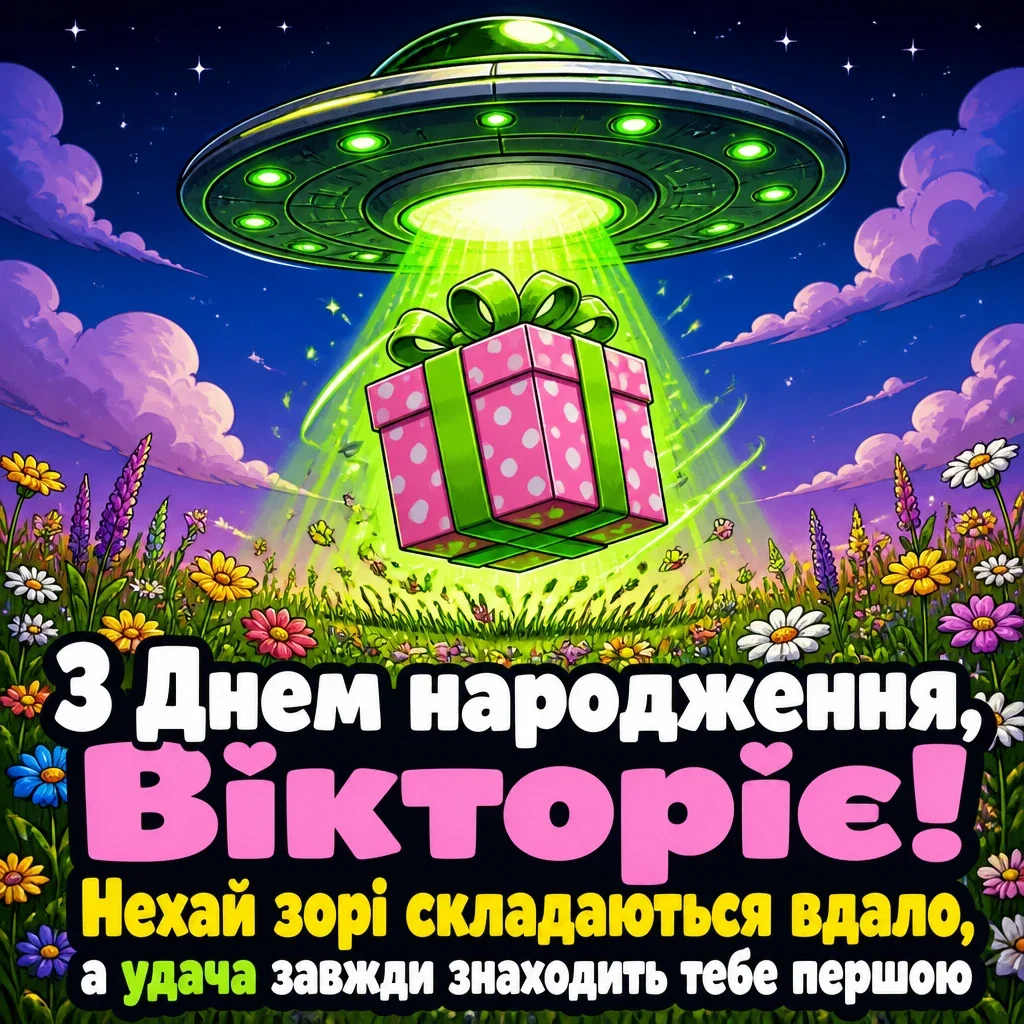 з днем народження вікторія