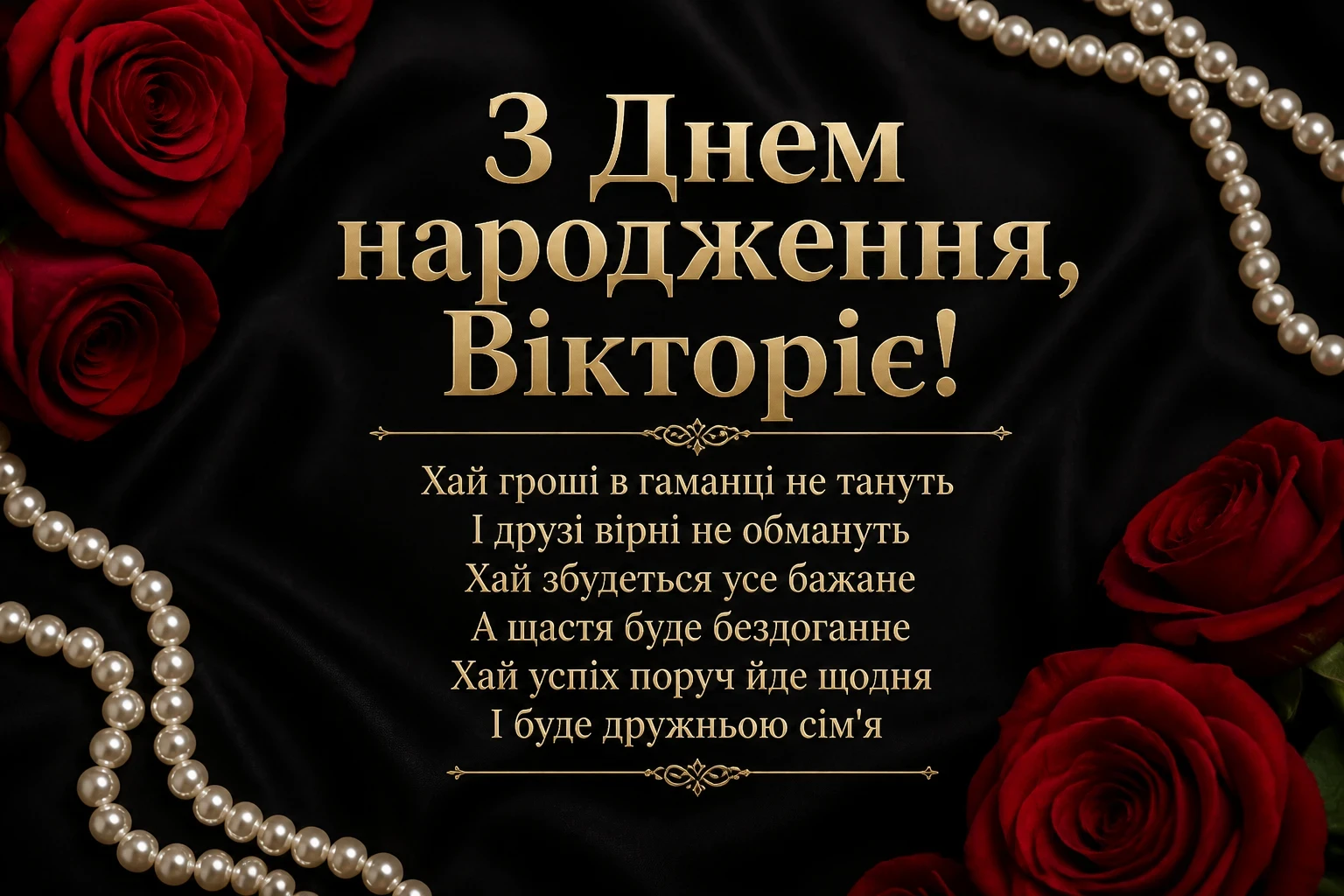 з днем народження вікторія