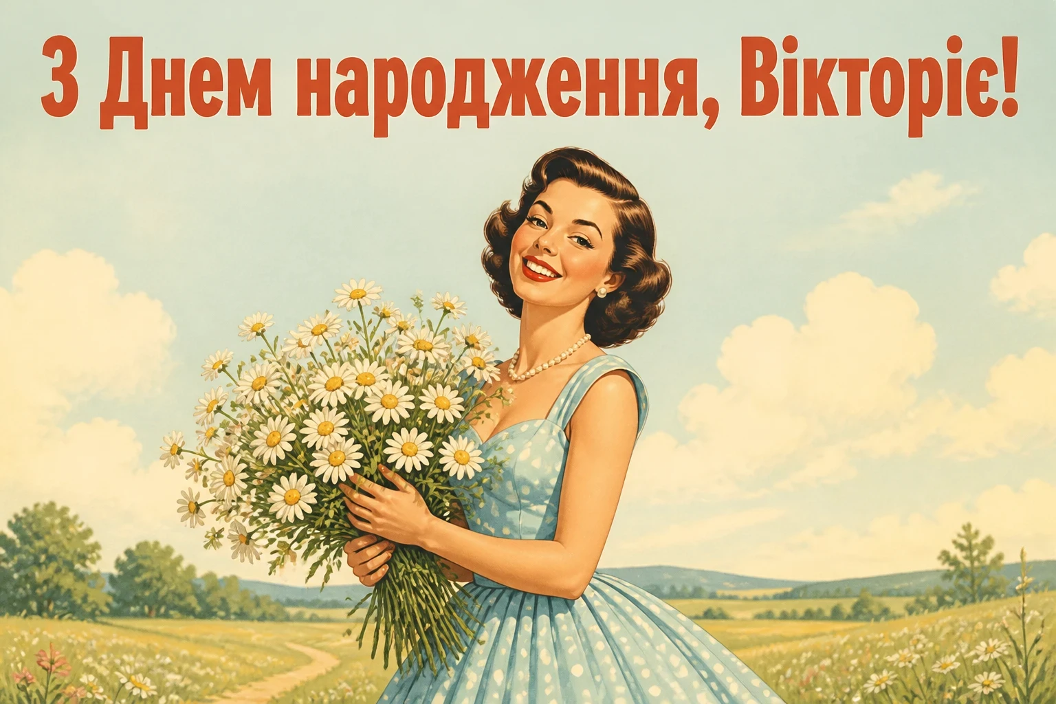 з днем народження вікторія