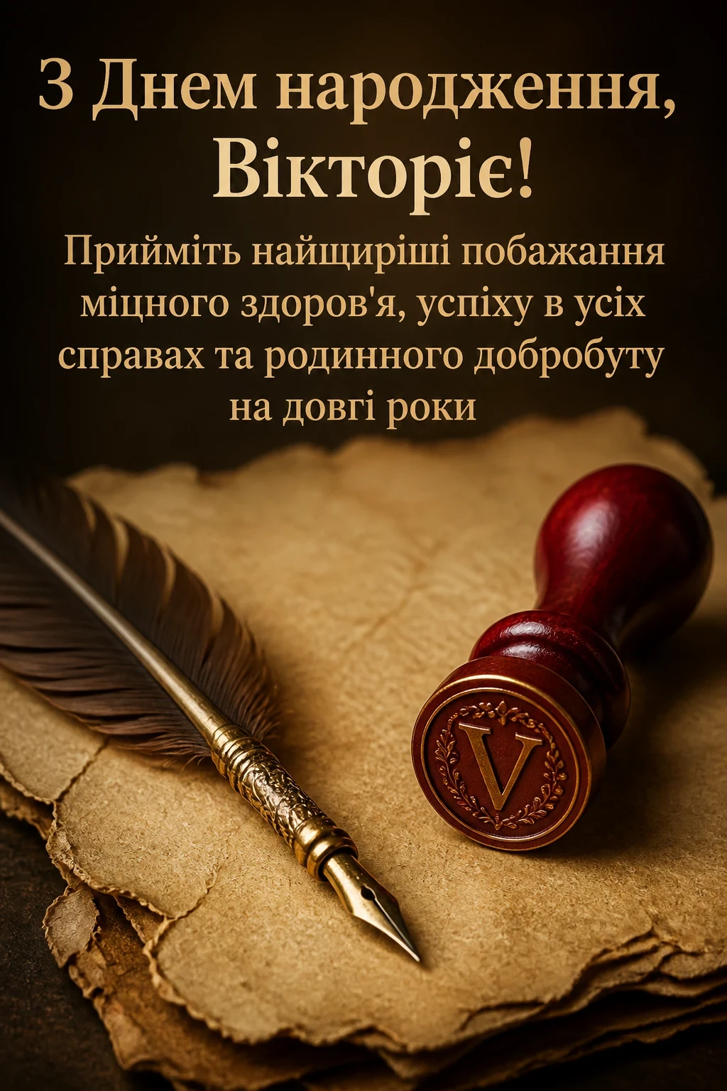 з днем народження вікторія