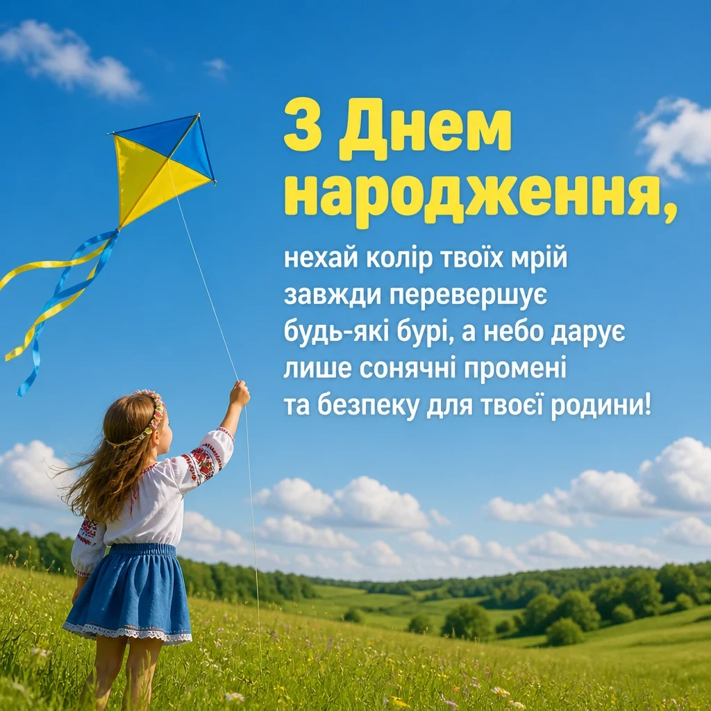 короткі привітання з днем народження мирного неба