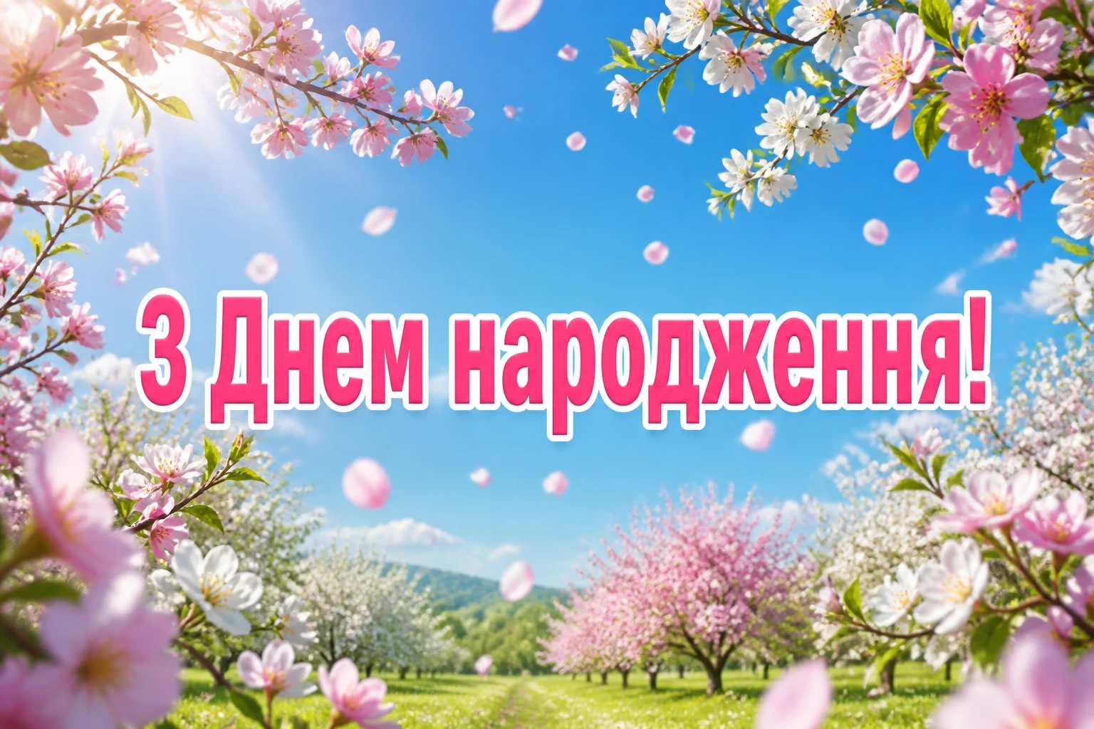 короткі привітання з днем народження мирного неба