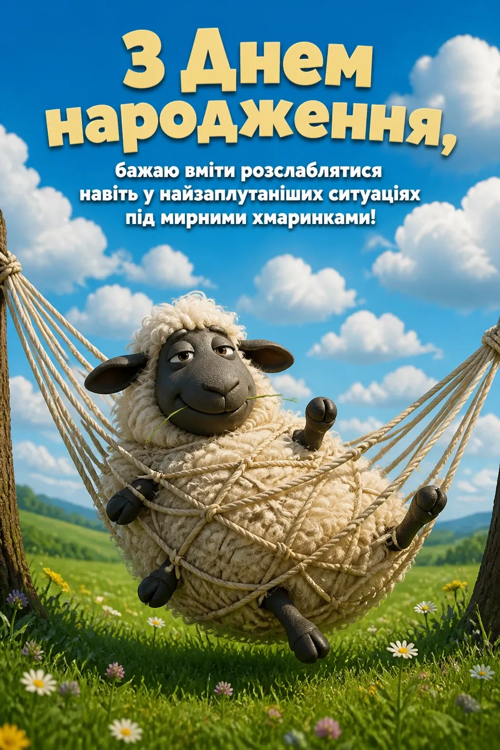короткі привітання з днем народження мирного неба
