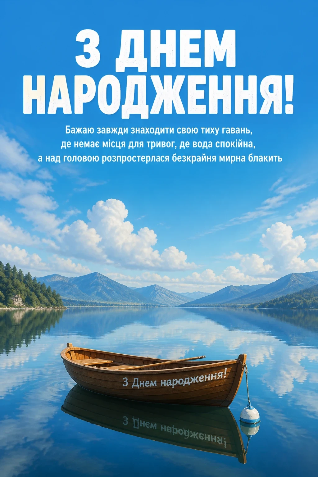 короткі привітання з днем народження мирного неба