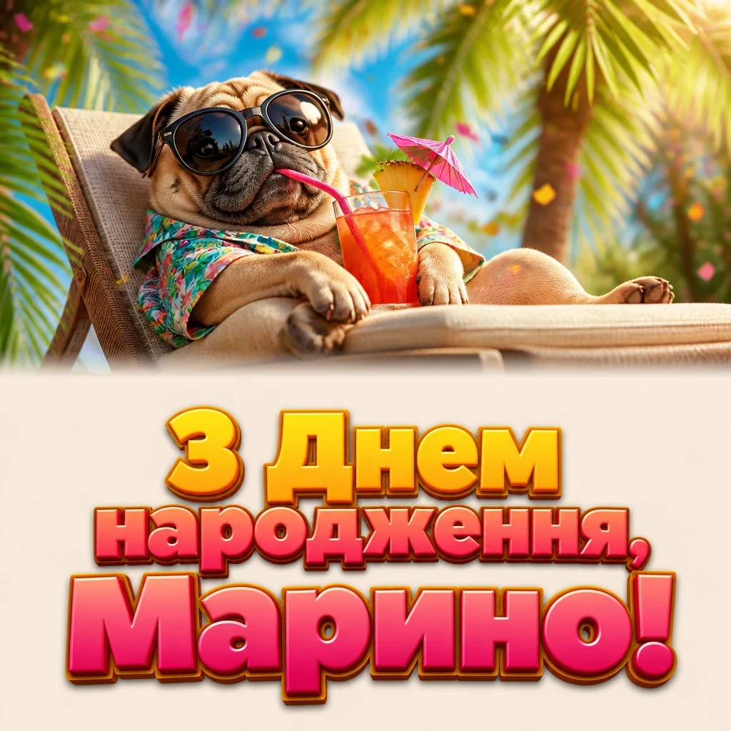 з днем народження марина