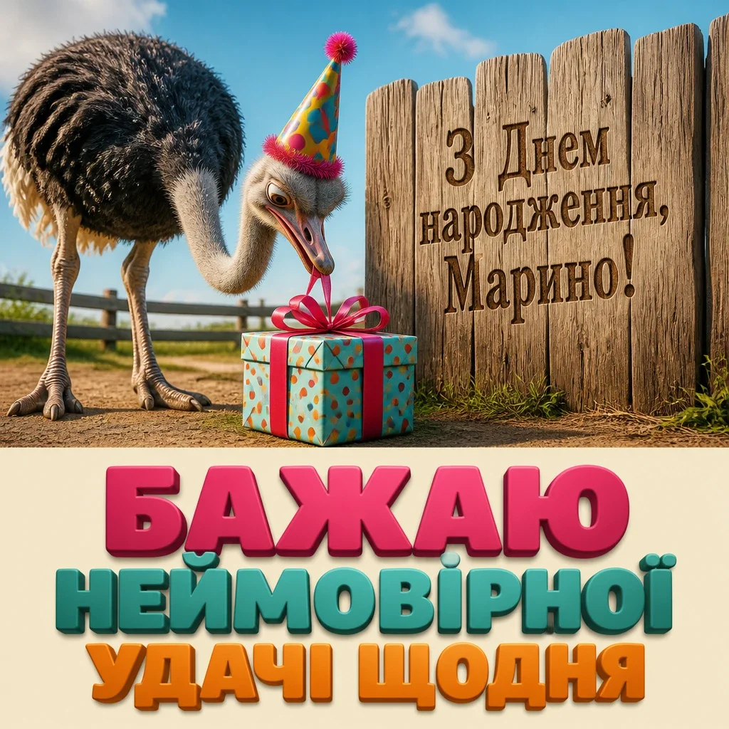 з днем народження марина