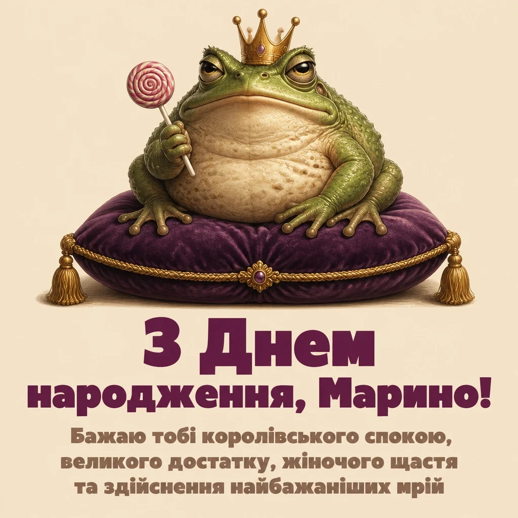 з днем народження марина