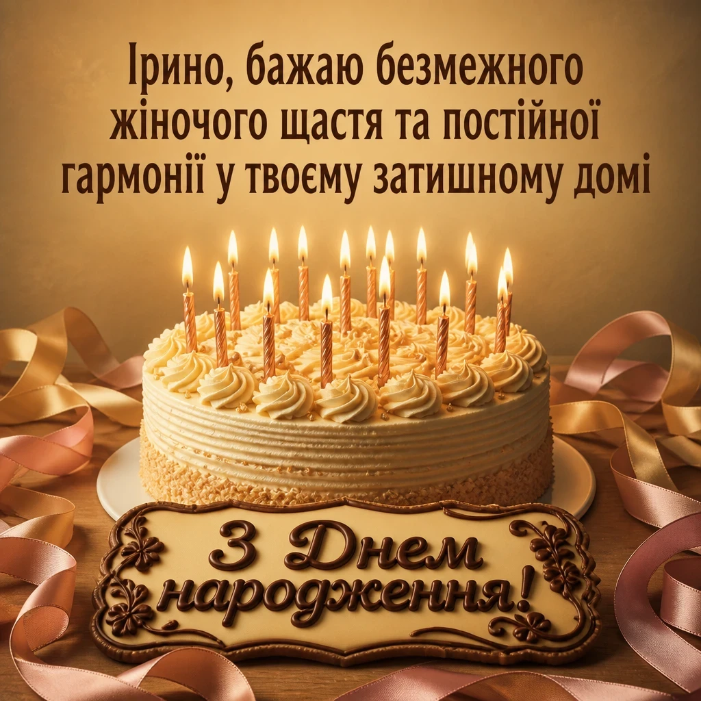 з днем народження ірина