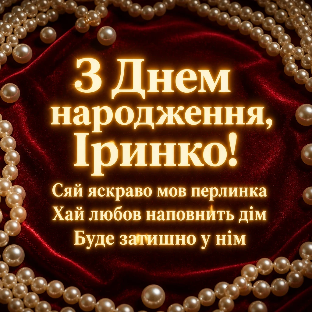 з днем народження ірина