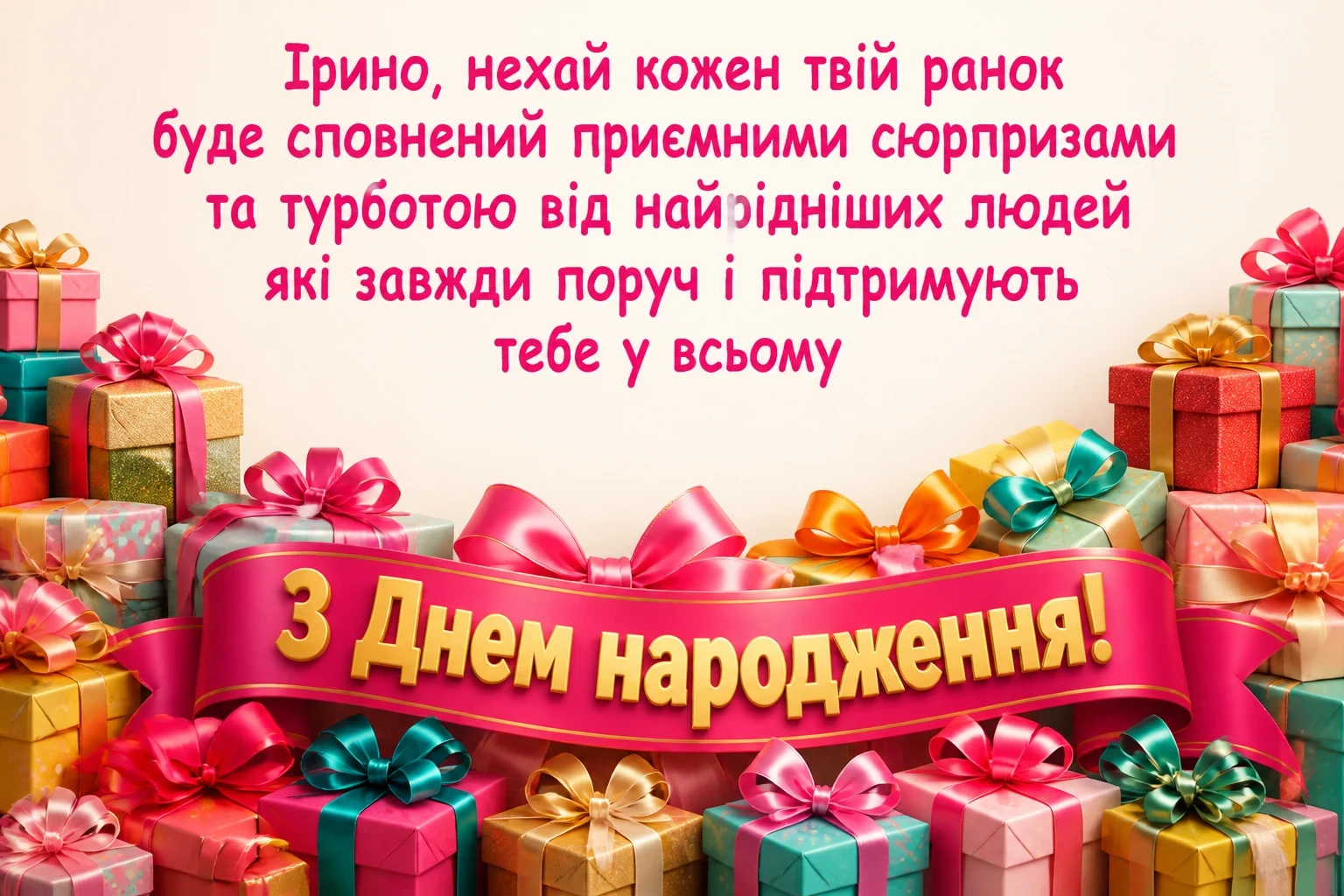 з днем народження ірина