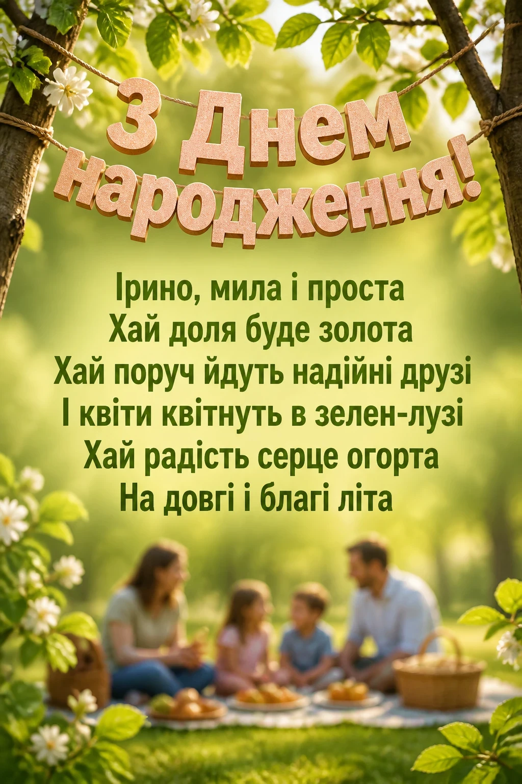 з днем народження ірина