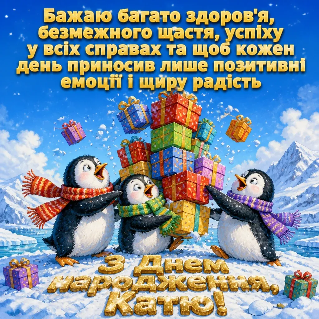 з днем народження катя