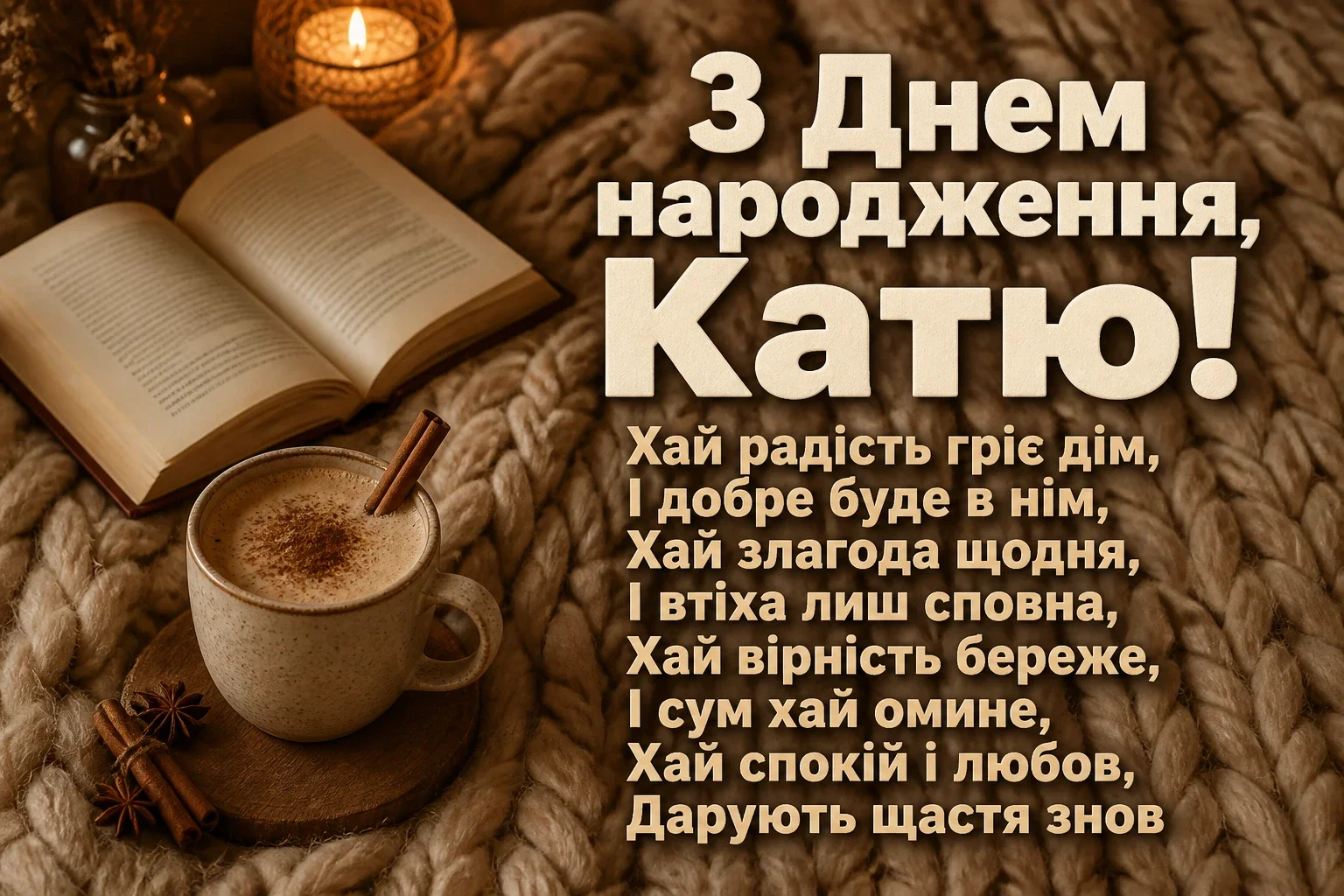 з днем народження катя