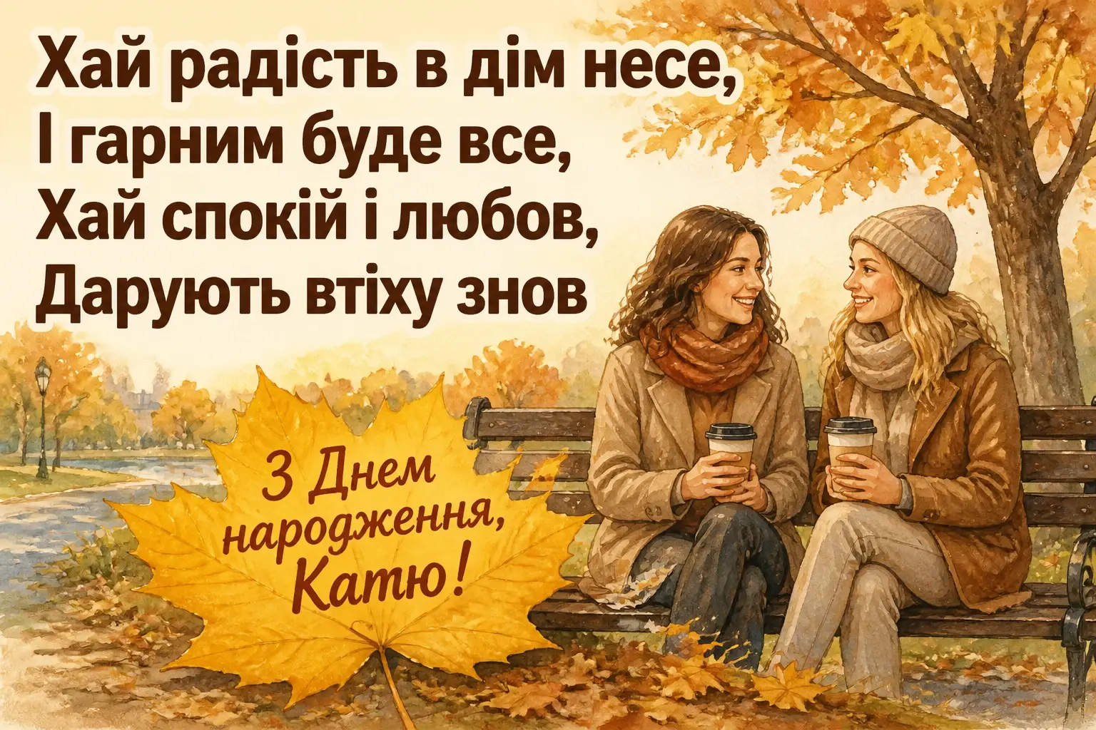 з днем народження катя