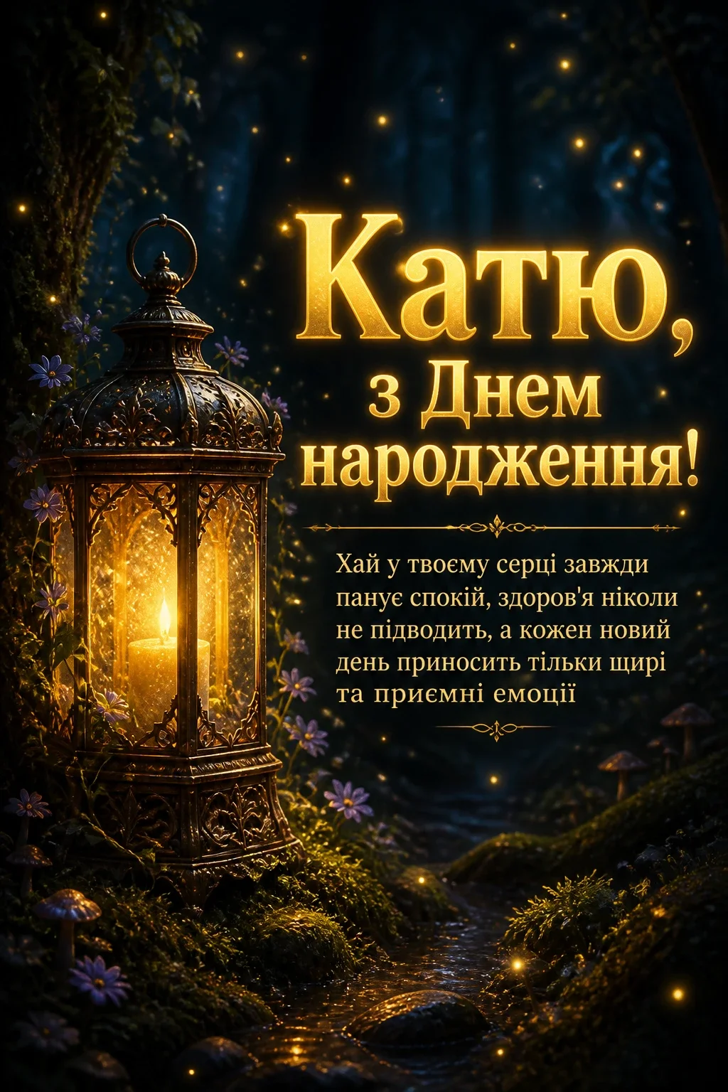 з днем народження катя