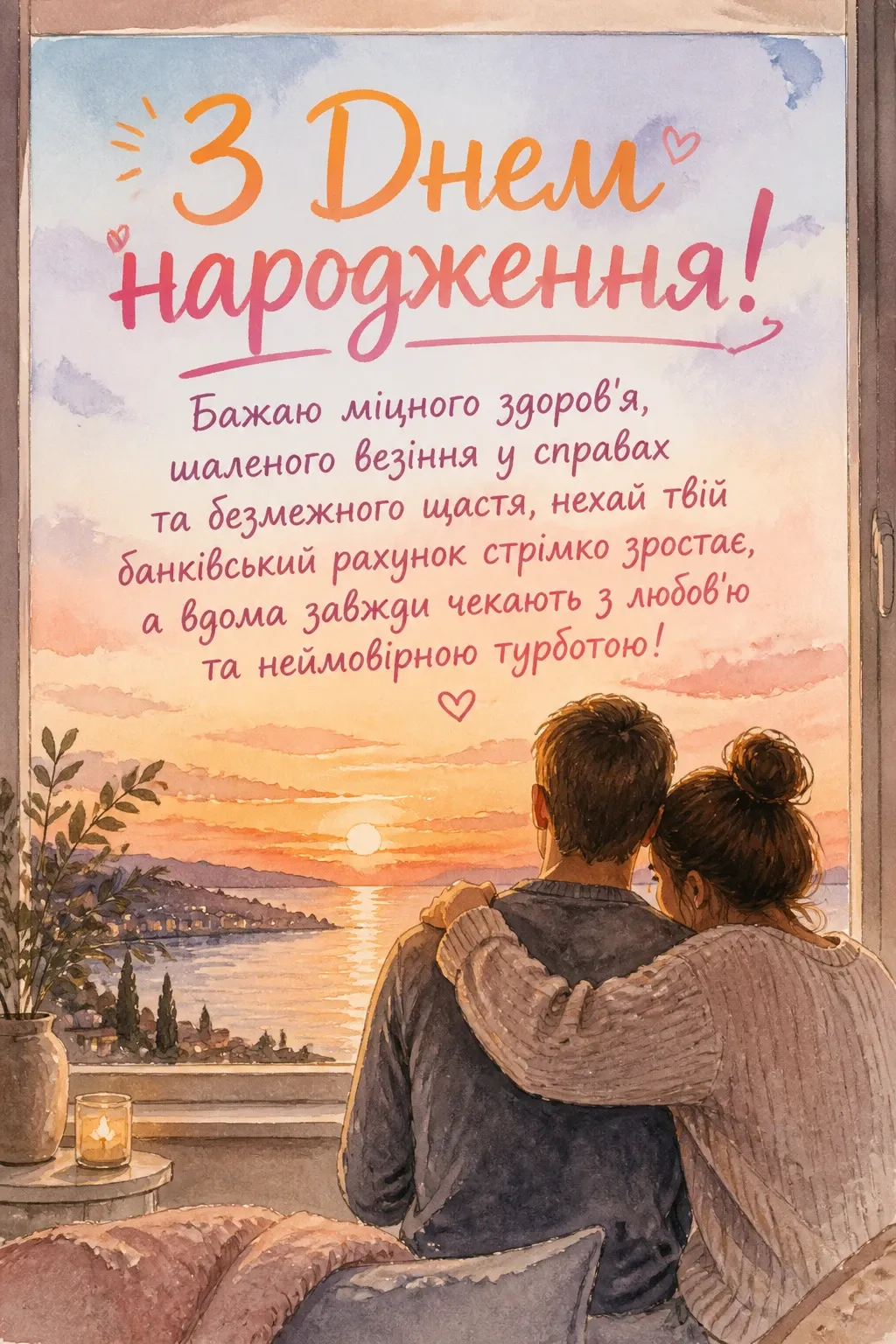 привітання мужчині чоловіків з днем народження чоловіку