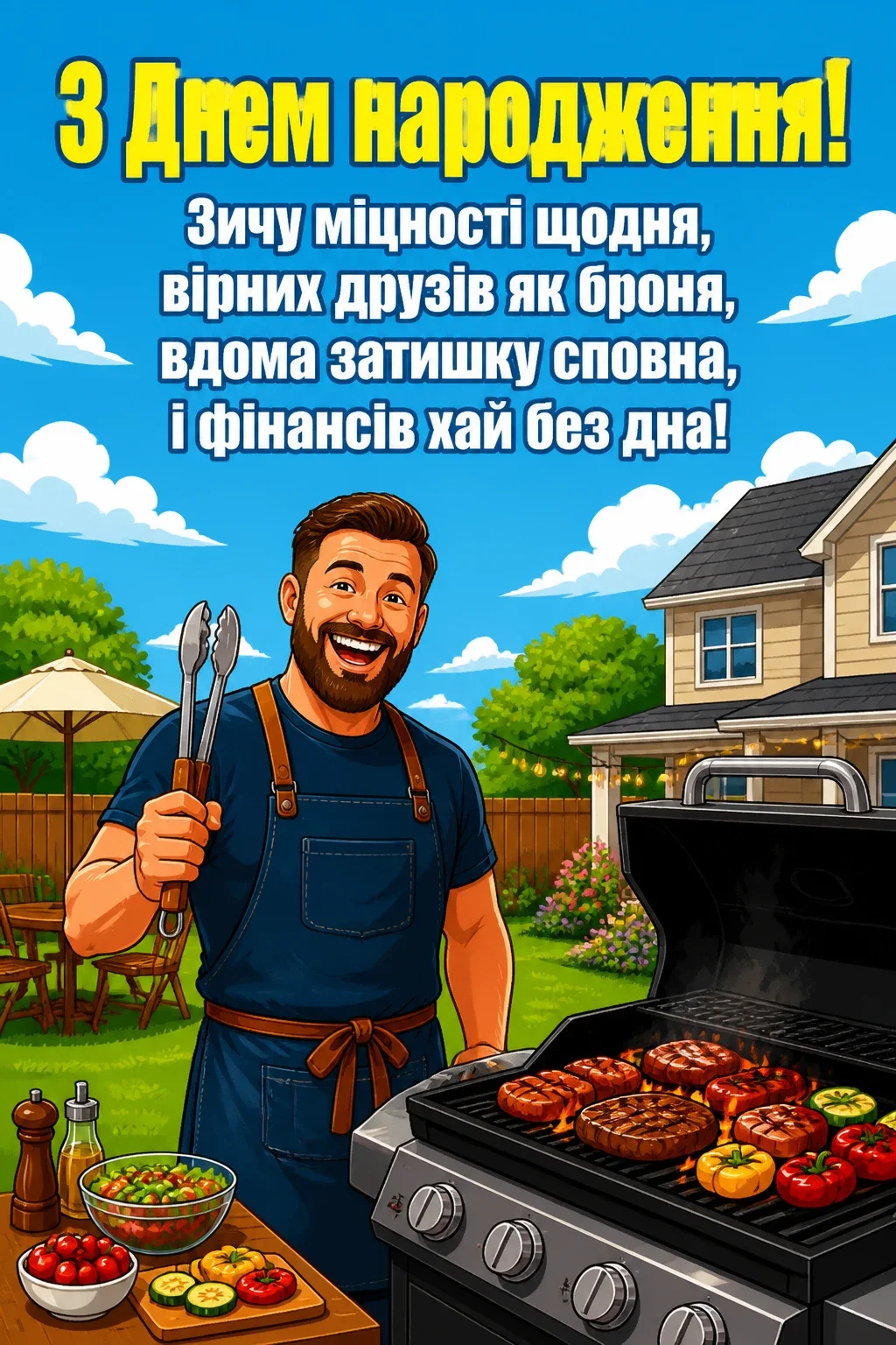 привітання мужчині чоловіків з днем народження чоловіку