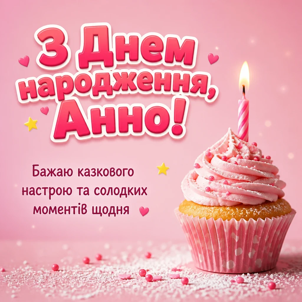 з днем народження анна