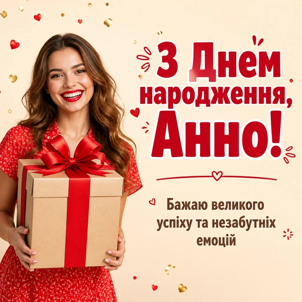 з днем народження анна
